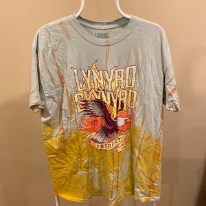 Lynyrd Skynyrd Band Graphic Tee Forever 21 NWT Blue Yellow Size M/L